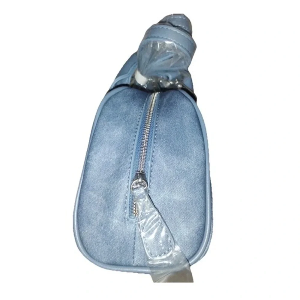 CXL‎ Christian Lacroix Jasper PU Denim Satchel Bag Blue NEW